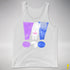 Drag Pride Grunge Exclamation Points Premium Tank Top - White